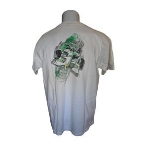 Vintage Kool Racing Short Sleeve Crewneck Pocket Tee White Unisex XL